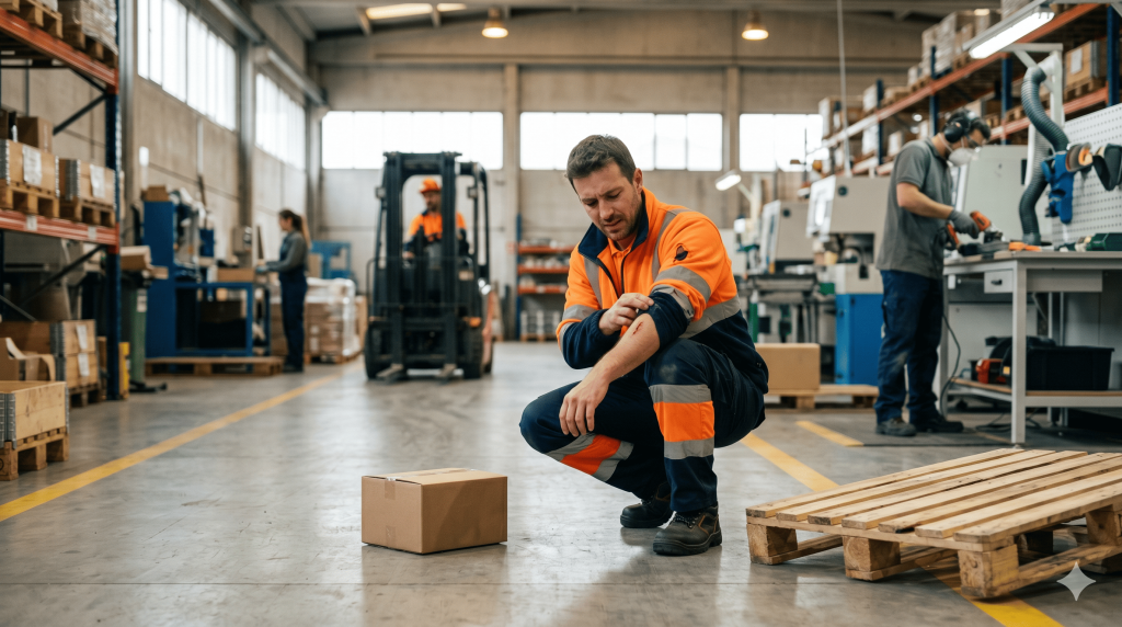tipos accidentes de trabajo